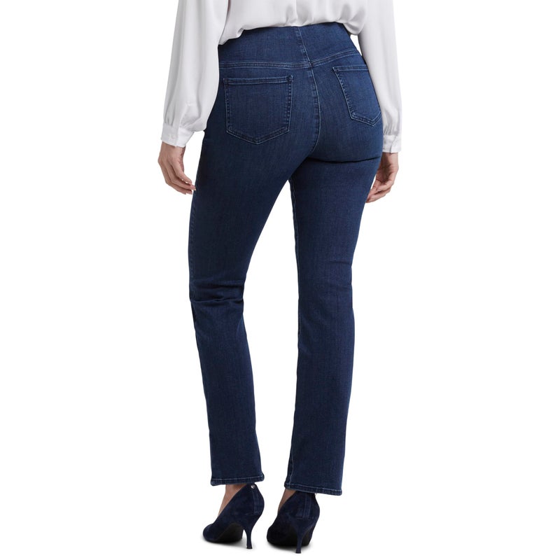 NYDJ womens Pull-on Marilyn Straight | Slimming & Flattering Fit Jeans, Clean Denslowe, 14 US - Image 2